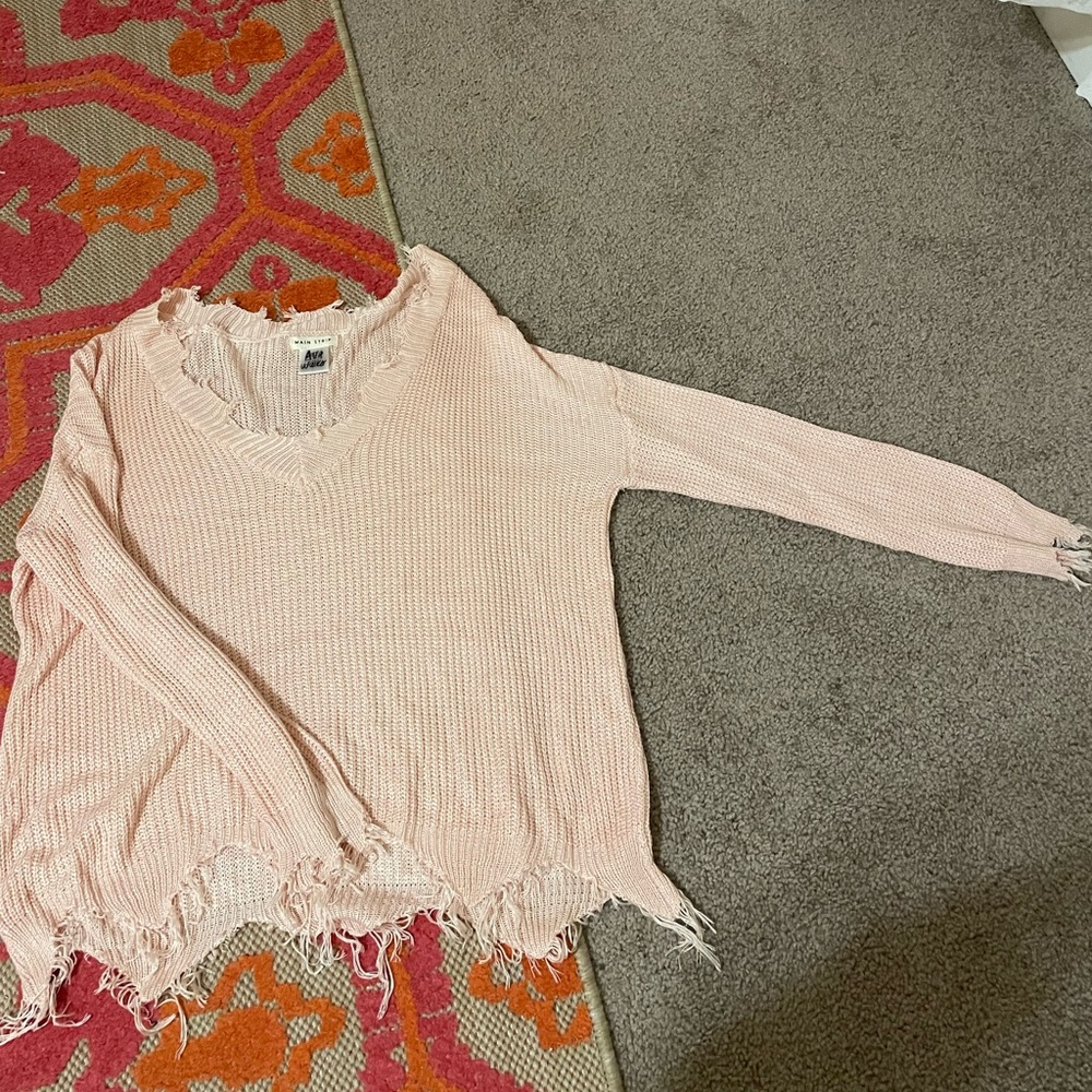 Adorable pink sweater!!!